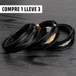 Pulsera de la Libertad en Cuero Legítimo - Compre 1 lleve 3