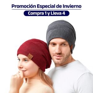 Gorro de Algodón Suizo para Invierno (Compra 1 y Lleva 4) - Clube Boss