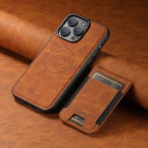 Funda iPhone con Cartera de Cuero Genuino Old London - Clube Boss